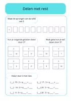 Voorbeeld - Delen met rest - Pagina 1