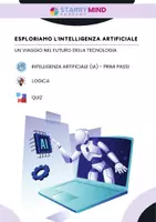 anteprima - Materiale di supporto/inclusione - Esploriamo l'Intelligenza Artificiale: Viaggio Nel Futuro - Pagina di copertina