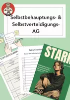 Vorschau - Arbeitsblätter - Selbstbehauptungs- & Selbstverteidigungs-AG: Organisation - Deckblatt