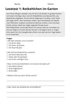 Vorschau - Arbeitsblätter - Lesetest Klasse 3 – Vögel | 10 Lesetexte mit Fragen & Lösungen - Seite 2