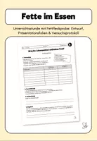 Vorschau - Stundenentwürfe - AES7 Unterricht "Wie fettig ist mein Essen?" (Inklusive Versuch) - Deckblatt