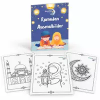 Vorschau - Mal- und Bastelvorlagen - Ramadan Ausmalbilder für die Grundschule - Deckblatt