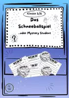 Vorschau - Arbeitsblätter - Schneeballspiel oder Mystery Student - Deckblatt