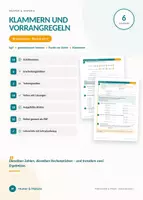 Vorschau - Arbeitsblätter - Brüche verstehen – Klammern, Punkt vor Strich und kgV (6. Schulstufe / Klasse 6) - Deckblatt