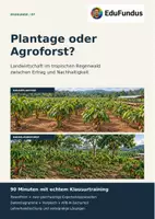 Vorschau - Stundenentwürfe - Plantage oder Agroforst? Kakao im tropischen Regenwald – Doppelstunde EF - Deckblatt