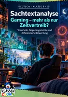 Vorschau - Arbeitsblätter - Sachtextanalyse Gaming Klasse 9 10 - Deckblatt