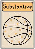 Vorschau - Stationenlernen - Wortarten zuordnen mit Basketball-Wörtern / NOMEN, VERBEN, ADJEKTIVE - Seite 2