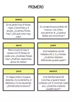 Vista previa - Hojas de trabajo - Retos matemáticos mensuales por curso - página 1