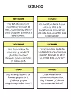 Vista previa - Hojas de trabajo - Retos matemáticos mensuales por curso - página 2