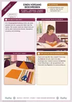 Vorschau - Arbeitsblätter - Vorgangsbeschreibung: Material, Schritte und man-Form | Unterrichtsstunde mit Materialtext, Arbeitsblättern und Lösungen | Deutsch Klasse 5/6 - Seite 1