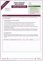 Vorschau - Arbeitsblätter - Vorgangsbeschreibung: Material, Schritte und man-Form | Unterrichtsstunde mit Materialtext, Arbeitsblättern und Lösungen | Deutsch Klasse 5/6 - Seite 3