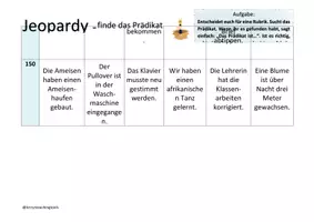 Vorschau - Spiele - Satzglieder Jeopardy: Finde das Prädikat - Seite 3