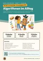 Vorschau - Spiele - Algorithmen Informatik Klasse 5 6 | Arbeitsheft 17 Seiten mit Lösungen | Pausenbrot-Roboter, Sortieren | KiDi – Digital durchblicken 3 - Deckblatt