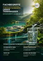 Vorschau - Arbeitsblätter - 🚰 14 FACHBEGRIFFE | Unser Trinkwasser | Karteikarten + Wortspeicher + Swap It Klassensatz + Übungsblatt + Test A/B + Lösungen + Smartboard-Quiz 🎮 - Deckblatt