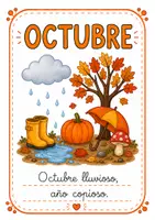 Vista previa - Decoración del aula - Refranes_meses del año para infantil y primaria - página 1