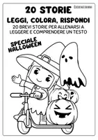 anteprima - Esercizi - LEGGI, COLORA E RISPONDI- SPECIALE HALLOWEEN - Pagina 1