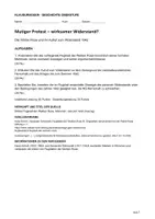 Vorschau - Klassenarbeiten - Klausur Geschichte Oberstufe: Weiße Rose – Widerstand 1942 + EWH - Seite 1