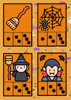 Aperçu - Jeux - Cartes les syllabes d'Halloween - Page 1