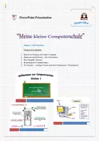Vorschau - Unterrichtsreihen - Kleine Computerschule Station 1 "Anfänger" PowerPoint & Begleitheft - Deckblatt