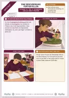 Vorschau - Arbeitsblätter - Vorgangsbeschreibung Partnerkorrektur: fertigstellen und mit Checkliste prüfen | Unterrichtsstunde mit Materialtext, Arbeitsblättern und Lösungen | Deutsch Klasse 5/6 - Seite 1