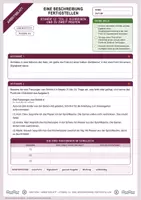 Vorschau - Arbeitsblätter - Vorgangsbeschreibung Partnerkorrektur: fertigstellen und mit Checkliste prüfen | Unterrichtsstunde mit Materialtext, Arbeitsblättern und Lösungen | Deutsch Klasse 5/6 - Seite 3