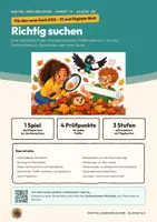 Vorschau - Arbeitsblätter - Suchmaschine richtig suchen Informatik Klasse 5 6 | Arbeitsheft 17 Seiten mit Lösungen | Suchwörter, Anzeigen | KiDi – Digital durchblicken 19 - Deckblatt