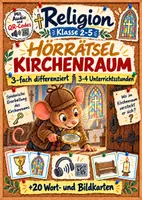 Vorschau - Arbeitsblätter - Kirchenraum Hörrätsel | Katholische Religion | Hörverstehen und auditive Wahrnehmung fördern | Förderschule, Grundschule & Sekundarstufe I | Klasse 2-5 - Deckblatt