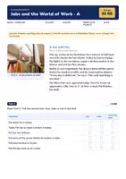 Vorschau - Unterrichtsreihen - Jobs and the World of Work | Arbeitsheft + 2 Klassenarbeiten | Berufe, Bewerbung, Arbeitswelt, Praktikum | Englisch Klasse 8–10 | mit Lösungen - Seite 1