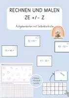 Vorschau - Arbeitsblätter - Rechnen und Malen ZE +/- Z im ZR 100 - Deckblatt