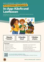 Vorschau - Arbeitsblätter - In-App-Käufe Lootboxen Informatik Klasse 5 6 | Arbeitsheft 17 Seiten mit Lösungen | Spielwährung, Zufall, Shop-Tricks | KiDi – Digital durchblicken 27 - Deckblatt