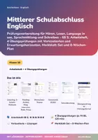 Vorschau - Unterrichtsreihen - Mittlerer Schulabschluss Englisch Klasse 10 | Arbeitsheft + 4 Übungsprüfungen | Hören, Lesen, Schreiben, Sprachmittlung | Englisch Klasse 10 | mit Lösungen - Deckblatt