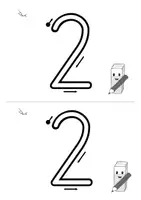 Vorschau - Arbeitsblätter - Zahleneinführungsheft - Die Zahl 2 - Seite 2
