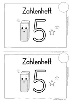 Vorschau - Arbeitsblätter - Zahleneinführungshefte - Die Zahlen 0 - 5 - Seite 1