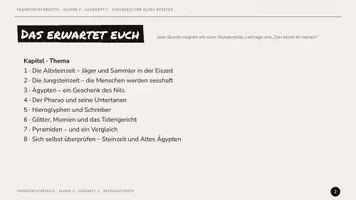 Vorschau - Unterrichtsreihen - Steinzeit und Altes Ägypten – Foliensatz Geschichte Klasse 6 (PPTX + PDF, 109 Folien) | Geschichtsträchtig - Seite 2