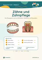 Vorschau - Unterrichtsreihen - Zähne und Zahnpflege · Klasse 2 · Bündel: Standard + luftige Fassung - Seite 1
