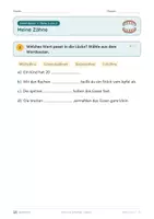Vorschau - Unterrichtsreihen - Zähne und Zahnpflege · Klasse 2 · Bündel: Standard + luftige Fassung - Seite 3