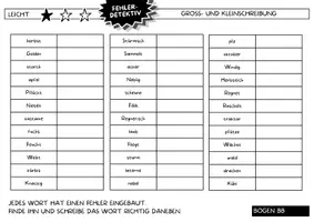 Vorschau - Arbeitsblätter - Rechtschreibung Herbst Klasse 2–4 | Fehler-Detektiv Wörter aus dem Herbst - Seite 2