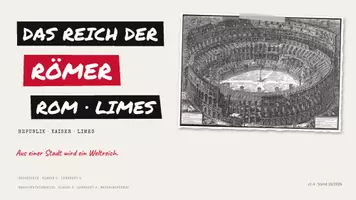 Vorschau - Unterrichtsreihen - Das Römische Reich – Foliensatz Geschichte Klasse 6 (PPTX + PDF, 104 Folien) | Geschichtsträchtig - Deckblatt