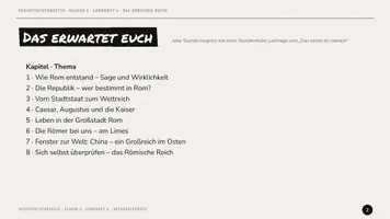 Vorschau - Unterrichtsreihen - Das Römische Reich – Foliensatz Geschichte Klasse 6 (PPTX + PDF, 104 Folien) | Geschichtsträchtig - Seite 2