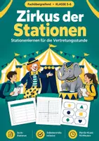 Vorschau - Arbeitsblätter - Stationenlernen Klasse 5-6: 6 Stationen - Deckblatt