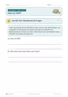 Vorschau - Unterrichtsreihen - Müll und Recycling · Klasse 2 · Übungspack · luftige Fassung (mehr Platz zum Schreiben) - Seite 1