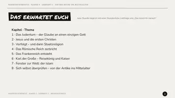Vorschau - Unterrichtsreihen - Von der Antike ins Mittelalter – Foliensatz Geschichte Klasse 6 (PPTX + PDF, 110 Folien) | Geschichtsträchtig - Seite 2