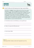 Vorschau - Unterrichtsreihen - Vom Wolf zum Hund · Klasse 3 · Übungspack - Seite 1