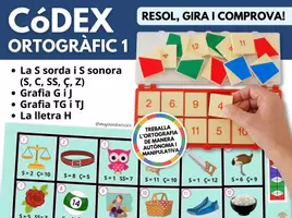 Vista previa - Juegos / Gamificación - CÒDEX ORTOGRÀFIC Joc d'Autocorrecció Manipulativa (Tipus Mini Arco) - Portada