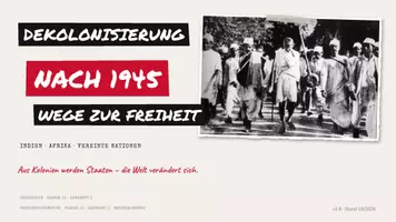 Vorschau - Unterrichtsreihen - Dekolonisierung nach 1945 – Foliensatz Geschichte Klasse 10 (PPTX + PDF, 139 Folien) | Geschichtsträchtig - Seite 1