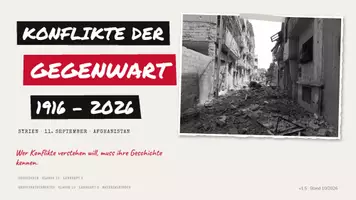 Vorschau - Unterrichtsreihen - Konflikte der Gegenwart – Foliensatz Geschichte Klasse 10 (PPTX + PDF, 130 Folien) | Geschichtsträchtig - Seite 1