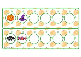 Aperçu - Apprentissages en autonomie - 🎃✨Kit GRATUIT - Les algorithmes d'Halloween- PS-MS-GS🎃✨ - Page 1