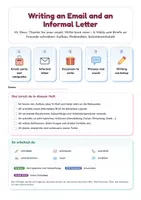 Vorschau - Unterrichtsreihen - Writing an Email and an Informal Letter | Arbeitsheft + 2 Klassenarbeiten | E-Mail, Brief, Redemittel, Schreibwerkstatt | Englisch Klasse 6/7 | mit Lösungen - Seite 2
