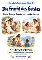 Vorschau - Arbeitsblätter - Die Frucht des Geistes | Religion Klasse 2 Arbeitsblätter | Evangelische Religionslehre | 10 Arbeitsblätter als PDF - Deckblatt