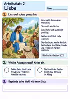 Vorschau - Arbeitsblätter - Die Frucht des Geistes | Religion Klasse 2 Arbeitsblätter | Evangelische Religionslehre | 10 Arbeitsblätter als PDF - Seite 2